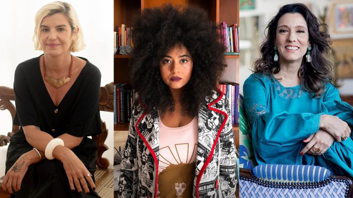 Carolina Casarin, Lígia Parreira e Isabela Capeto